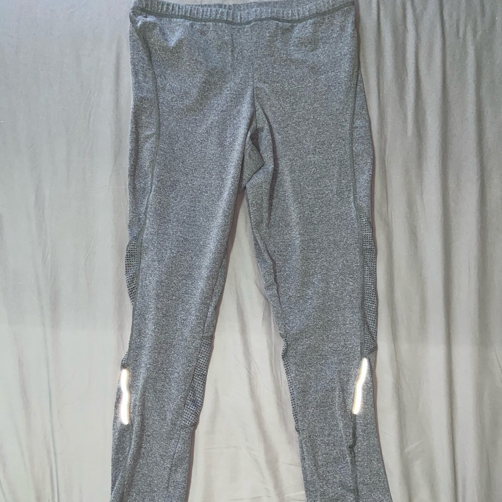 Grey/Silver Reflective Running/Work out Leggings